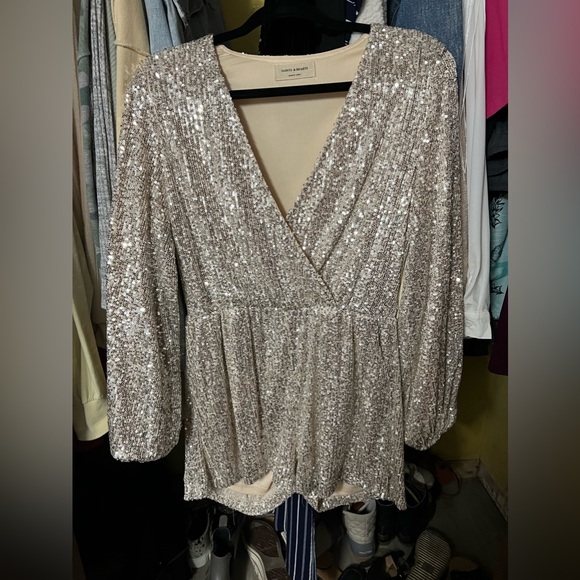 New Years Eve Sequins Romper - Picture 1 of 2